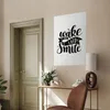Posterpapier Poster - Wake Up and Smile 21x30 cm Text Produktbild-Vorschau 2