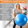 KRUMAD Gymnastikball 65 cm, Fitnessball Pilates Ball Produktbild-Vorschau 4