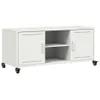 vidaXL TV-kast, wit, 100,5 x 39 x 43,5 cm, staal Productafbeelding-voorbeeld 1