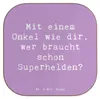 Mr. & Mrs. Panda Untersetzer für Gläser Spruch Super-Onkel Produktbild-Vorschau 1