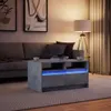 vidaXL LED-Couchtisch Betongrau Holzwerkstoff Produktbild-Vorschau 5