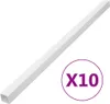 vidaXL Installationsrohre 40x25 mm 10 m PVC Produktbild-Vorschau 7