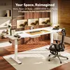 SANODESK QS1 Scrivania regolabile in altezza 200x80 cm Anteprima dell’immagine prodotto 2