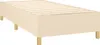 vidaXL Box spring bed frame cream 80x200 cm látka Náhled obrázku produktu 4