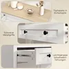 HOMCOM Sideboard Küchenschrank mit Schublade Doppeltür Produktbild-Vorschau 7