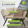 JUSKYS® Gartenbank Calvia - Creme/Sand Liegefunktion, Produktbild-Vorschau 3