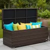 Auflagenbox Sienna Java Braun 155x73x60 cm Poly-Rattan Produktbild-Vorschau 2