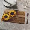 Abwaschbare Tischsets 6er Set Sommer Sonnen-Blumen Produktbild-Vorschau 4