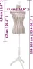 vidaXL Damenbüste Schneiderpuppe Büste Torso Mannequin Produktbild-Vorschau 6