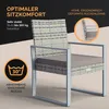 CASARIA® Mobili Giardino Polyrattan Robusto Tavolo WPC Anteprima dell’immagine prodotto 4