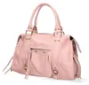Elara Damen-Schultertasche aus echtem Wildleder Blau  Italy Produktbild-Vorschau 2