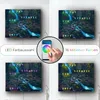WordClock Jupiter Dark Forest - elegante Wortuhr in Deutsch Produktbild-Vorschau 14