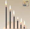 250x Stabkerzen schwarz Tropffrei L 15cm Ritualkerze Produktbild-Vorschau 2