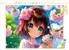 CALVENDO Puzzle Blütenträume - Ein Manga-Mädchen in einem Produktbild-Vorschau 1