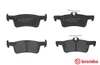 Bremsbelagsatz, Scheibenbremse BREMBO P 61 126 Produktbild-Vorschau 4