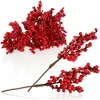 com-four® 25x Streudeko, dekorative Zweige mit Beeren, Produktbild-Vorschau 1