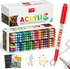 GuangNa 168 Farben Acrylmarker Set – Hartspitze Acrylstifte Produktbild-Vorschau 1