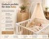 Best for Kids canopy pole | Asta bianca per lettino con Anteprima dell’immagine prodotto 7