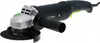 A black and gray angle grinder with a green accent, shown on a white background. Náhled obrázku produktu