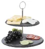 HI Etagere - Schiefer - 2-lagig - Durchmesser 20 und 25 cm Produktbild-Vorschau 3