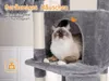 Purpurra Kratzbaum Mehrstöckiger Katzenturm für Produktbild-Vorschau 2