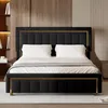 Letto con boxspring INONEFT, 140x200 cm, con sistema di Anteprima dell’immagine prodotto 2