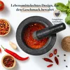 Navaris Mörser mit Stößel Set für Gewürze - Ø16cm aus Produktbild-Vorschau 2