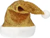 Cappello di Babbo Natale "Glitter" | Oro Anteprima dell’immagine prodotto 4