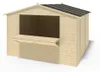 Chiosco per mercatini 9.42 m2 - 3.11x3.03 m - 19 mm Anteprima dell’immagine prodotto 3