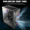 ANTEC AX67 ARGB PC Gehäuse Midi Tower Gaming ATX, schwarz Produktbild-Vorschau 3