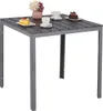 Relaxdays Gartentisch, HBT: 74 x 78 x 78 cm, Balkontisch Produktbild-Vorschau 1