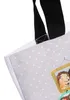 Mr. & Mrs. Panda Tote Bag Igel Familie - Grau Pastell - Produktbild-Vorschau 3