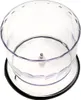 A clear plastic container with a central spindle, likely part of a food processor or blender. Produktbild-Vorschau