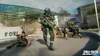 A scene from a video game with soldiers and a robotic dog in combat. Produktbild-Vorschau