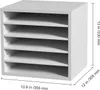 VEVOR 355 x 305 x 330 mm organizér na listy, 2,3 - 5,6 cm, Náhľad obrázku produktu 10