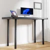 Wiltec Edelstahl Tischbein Set, schwarz, 4 Möbelfüße Ø 60 Produktbild-Vorschau 2