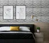 A bedroom scene with a bed, wall panels, and artwork. Produktbild-Vorschau