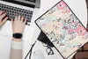 MuchoWow® Laptop Hülle 13 Zoll Vintage - Blume - Rosa - Produktbild-Vorschau 2