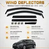 4-delige set windschermen voor Renault Clio 4 (5-deurs Productafbeelding-voorbeeld 4