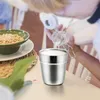 Espressotassen 4er-Set, Edelstahl Dickwandige Doppelwandige Produktbild-Vorschau 5