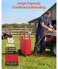 SucceBuy 56,8L mobiler Kraftstofftank mit Handpumpe, Rot, Produktbild-Vorschau 2