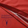 Brielle Bettwäsche Set aus 100% Baumwolle  135 x 200 cm Rot Produktbild-Vorschau 3