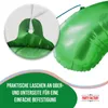 Folienballon 100cm Zahl 2 matt grün Produktbild-Vorschau 5