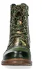 Laura Vita Damen Stiefelette florales Muster und Produktbild-Vorschau 4