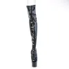 ADORE-3011HWR Damen Boots von Pleaser, Schwarz  , EU 40, US Produktbild-Vorschau 2