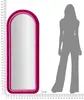 FURNLUX Espejo de pared Cloe, color rosa, 60 cm / Color Vista previa de la imagen del producto 12