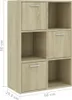 Armadio Sonoma rovere 60x29,5x90 cm materiale legno Anteprima dell’immagine prodotto 16