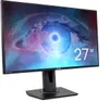 A black ASUS TUF Gaming monitor on a white background, displaying a colorful abstract image on its screen. Produktbild-Vorschau