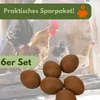 6x Legeeier Kunsteier Nesteier für Hühner Gipseier Bruteier Produktbild-Vorschau 5