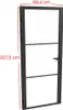 Doppelfalttüren aus Aluminium und gehärtetem Glas - H 204 x Produktbild-Vorschau 7